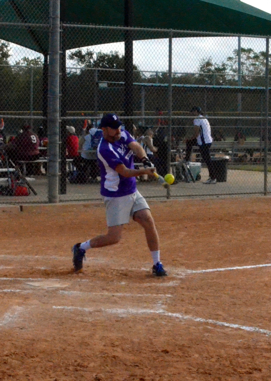 Arthur on the softball field, D Team Fall 2016