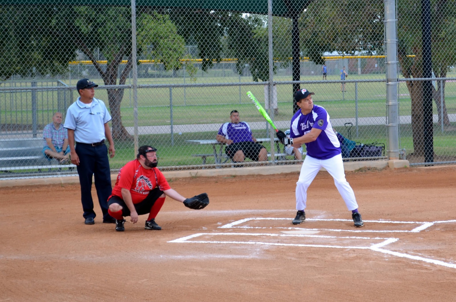Val on the softball field, D Team Fall 2016